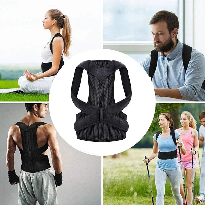 Adjustable Posture Corrector – Back & Shoulder Support