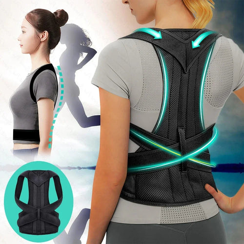 Adjustable Posture Corrector – Back & Shoulder Support